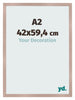 Bilderrahmen 42x59 4 cm A2 Altrosa MDF Bologna Vorne Messe | Yourdecoration.at