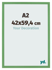 Bilderrahmen 42x59 4 cm A2 Grun MDF Bologna Vorne Messe | Yourdecoration.at