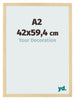 Bilderrahmen 42x59 4cm A2 Buche Dekor MDF Bologna Vorne Messe | Yourdecoration.at
