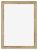 Bilderrahmen 42x59 4cm A2 Gold Antik MDF Lazio Vorne | Yourdecoration.at