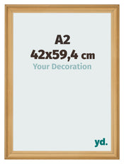 Bilderrahmen 42x59 4cm A2 Kiefer Gemasert MDF Lazio Vorne Messe | Yourdecoration.at