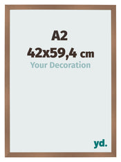 Bilderrahmen 42x59 4cm A2 Kupfer Dekor MDF Bologna Vorne Messe | Yourdecoration.at