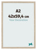 Bilderrahmen 42x59 4cm A2 Sonoma Eiche MDF Bologna Vorne Messe | Yourdecoration.at