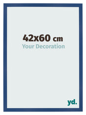 Bilderrahmen 42x60 cm Dunkelblau MDF Bologna Vorne Messe | Yourdecoration.at