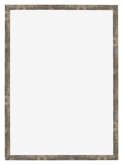 Bilderrahmen 42x60cm Blau Gold Meliert MDF Bologna Vorne | Yourdecoration.at