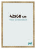 Bilderrahmen 42x60cm Gold Antik MDF Bologna Vorne Messe | Yourdecoration.at
