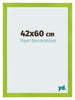 Bilderrahmen 42x60cm Grün MDF Pisa Vorne Messe | Yourdecoration.at