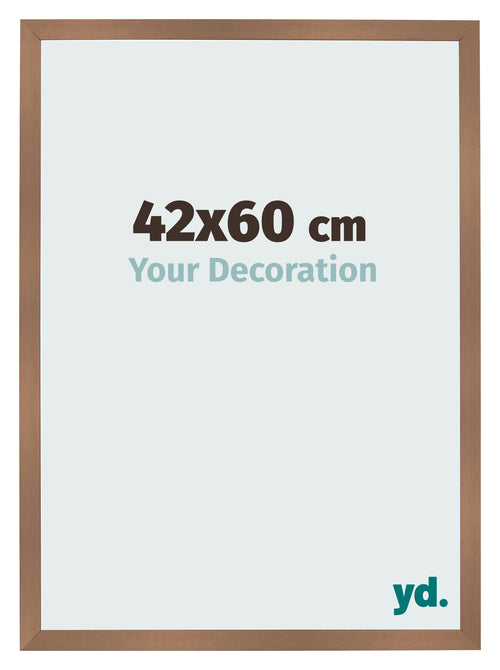 Bilderrahmen 42x60cm Kupfer Dekor MDF Bologna Vorne Messe | Yourdecoration.at