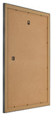 Bilderrahmen 42x60cm Schwarz Silber Poliert MDF Pisa Ruckseite Schrag | Yourdecoration.at