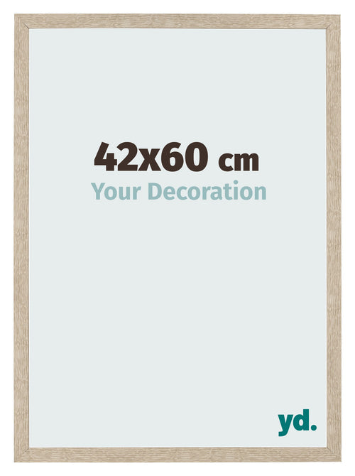 Bilderrahmen 42x60cm Sonoma Eiche MDF Bologna Vorne Messe | Yourdecoration.at