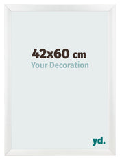 Bilderrahmen 42x60cm Weiß Vintage MDF Pisa Vorne Messe | Yourdecoration.at