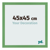 Bilderrahmen 45x45 cm Grun MDF Bologna Vorne Messe | Yourdecoration.at