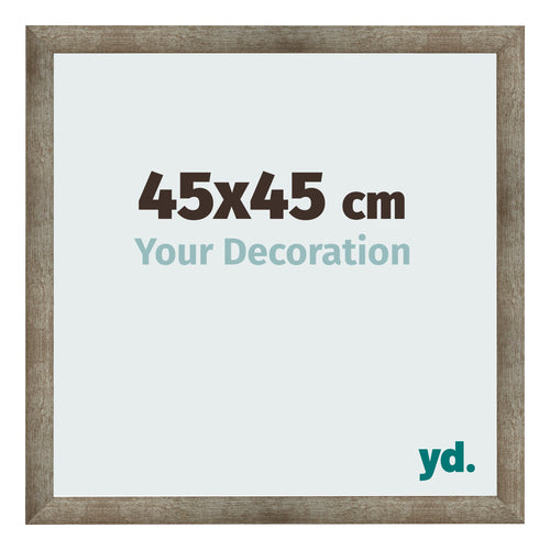 Bilderrahmen 45x45 cm Metall Vintage MDF Bologna Vorne Messe | Yourdecoration.at