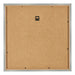 Bilderrahmen 45x45cm Aluminium Gebürstet MDF Bologna Ruckseite | Yourdecoration.at