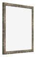Bilderrahmen 45x45cm Blau Gold Meliert MDF Bologna Vorne Schrag | Yourdecoration.at