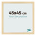 Bilderrahmen 45x45cm Buche Dekor MDF Bologna Vorne Messe | Yourdecoration.at