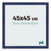 Bilderrahmen 45x45cm Dunkelblau Gewischt MDF Bologna Vorne Messe | Yourdecoration.at