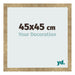 Bilderrahmen 45x45cm Gold Antik MDF Bologna Vorne Messe | Yourdecoration.at