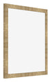 Bilderrahmen 45x45cm Gold Antik MDF Bologna Vorne Schrag | Yourdecoration.at