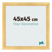 Bilderrahmen 45x45cm Gold Vintage MDF Pisa Vorne Messe | Yourdecoration.at