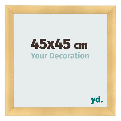 Bilderrahmen 45x45cm Gold Vintage MDF Pisa Vorne Messe | Yourdecoration.at