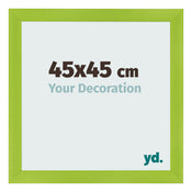 Bilderrahmen 45x45cm Grün MDF Pisa Vorne Messe | Yourdecoration.at