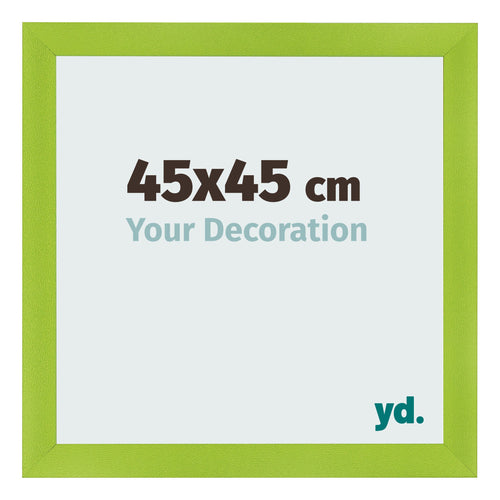 Bilderrahmen 45x45cm Grün MDF Pisa Vorne Messe | Yourdecoration.at