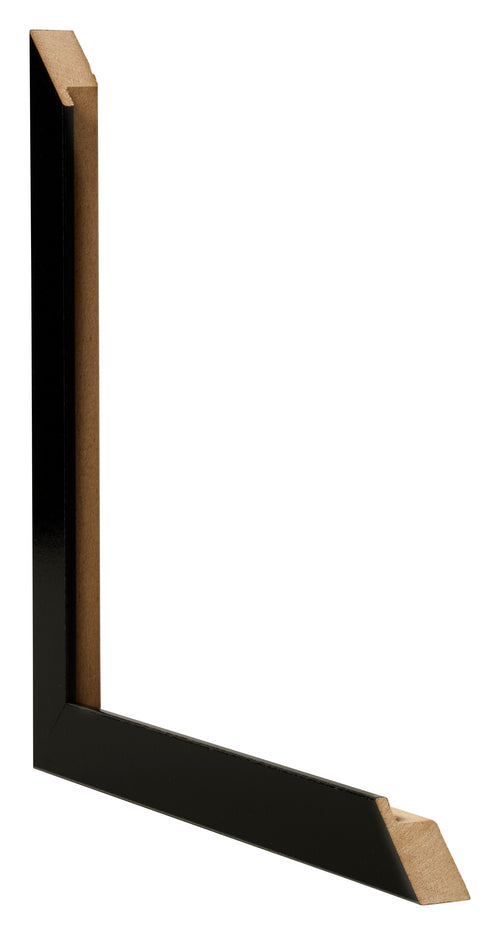 Bilderrahmen 45x45cm Schwarz Hochglanz MDF Bologna Detail Querschnitte | Yourdecoration.at