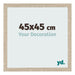 Bilderrahmen 45x45cm Sonoma Eiche MDF Bologna Vorne Messe | Yourdecoration.at