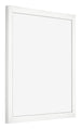 Bilderrahmen 45x45cm Weiss Hochglanz MDF Bologna Vorne Schrag | Yourdecoration.at