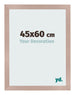 Bilderrahmen 45x60 cm Altrosa MDF Bologna Vorne Messe | Yourdecoration.at