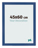 Bilderrahmen 45x60 cm Dunkelblau MDF Bologna Vorne Messe | Yourdecoration.at