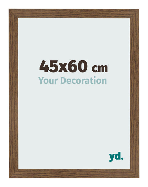 Bilderrahmen 45x60 cm Eiche Rustikal MDF Bologna Vorne Messe | Yourdecoration.at