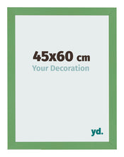 Bilderrahmen 45x60 cm Grun MDF Bologna Vorne Messe | Yourdecoration.at