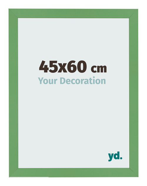 Bilderrahmen 45x60 cm Grun MDF Bologna Vorne Messe | Yourdecoration.at
