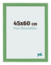 Bilderrahmen 45x60 cm Grun MDF Bologna Vorne Messe | Yourdecoration.at