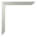 Bilderrahmen 45x60cm Aluminium Gebürstet MDF Bologna Detail Ecke | Yourdecoration.at