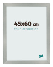 Bilderrahmen 45x60cm Aluminium Gebürstet MDF Bologna Vorne Messe | Yourdecoration.at
