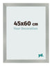 Bilderrahmen 45x60cm Aluminium Gebürstet MDF Bologna Vorne Messe | Yourdecoration.at