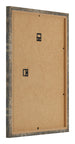 Bilderrahmen 45x60cm Blau Gold Meliert MDF Bologna Ruckseite Schrag | Yourdecoration.at