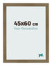 Bilderrahmen 45x60cm Bronze Dekor MDF Bologna Vorne Messe | Yourdecoration.at