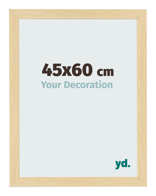 Bilderrahmen 45x60cm Buche Dekor MDF Bologna Vorne Messe | Yourdecoration.at