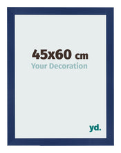 Bilderrahmen 45x60cm Dunkelblau Gewischt MDF Bologna Vorne Messe | Yourdecoration.at