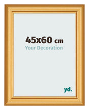 Bilderrahmen 45x60cm Gold Matt MDF Lazio Vorne Messe | Yourdecoration.at