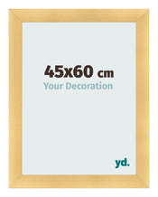 Bilderrahmen 45x60cm Gold Vintage MDF Pisa Vorne Messe | Yourdecoration.at