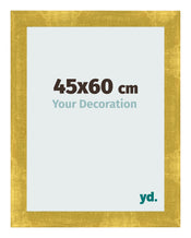 Bilderrahmen 45x60cm Gold Vintage MDF Pisa Vorne Messe | Yourdecoration.at