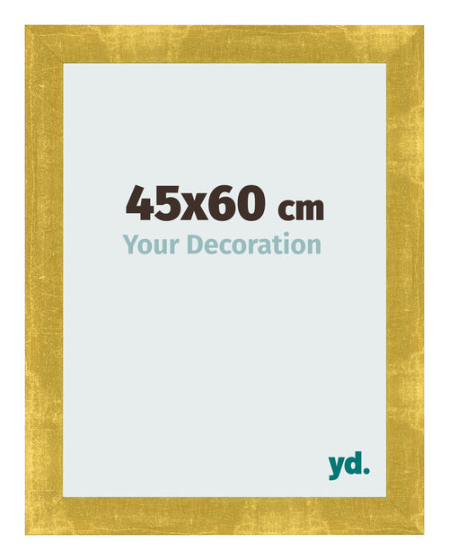 Bilderrahmen 45x60cm Gold Vintage MDF Pisa Vorne Messe | Yourdecoration.at