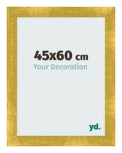 Bilderrahmen 45x60cm Gold Vintage MDF Pisa Vorne Messe | Yourdecoration.at