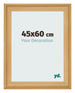 Bilderrahmen 45x60cm Kiefer Gemasert MDF Lazio Vorne Messe | Yourdecoration.at