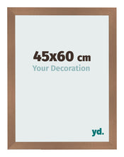 Bilderrahmen 45x60cm Kupfer Dekor MDF Bologna Vorne Messe | Yourdecoration.at